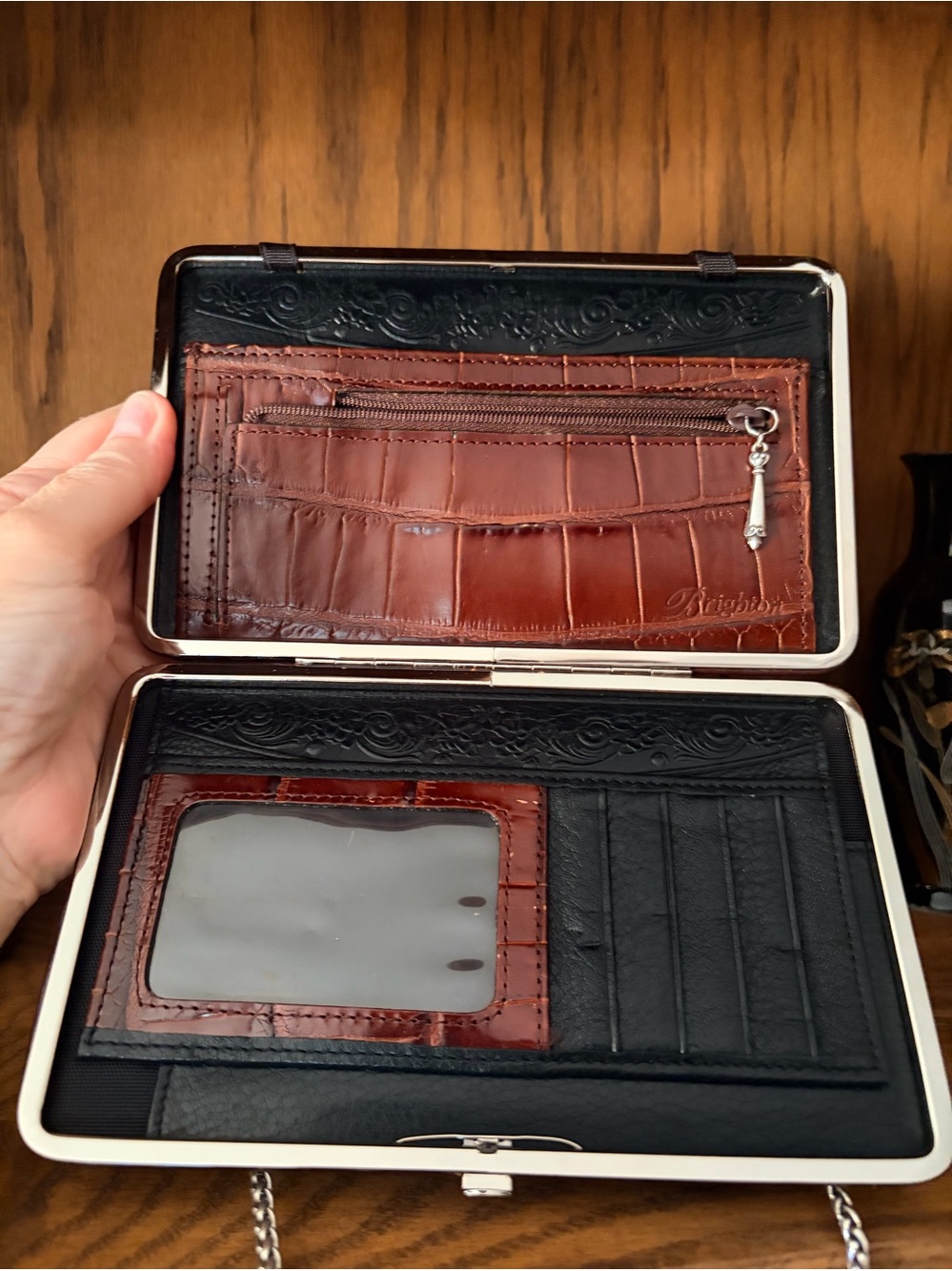 Brighton Woven Crossbody Wallet Bag - Picture 5 of 7